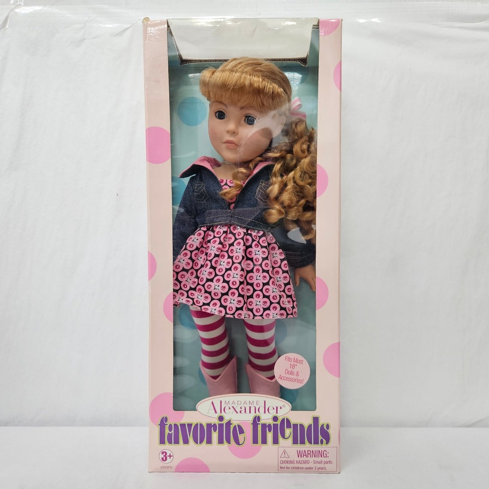 Madame Alexander Favorite Friends 18" Doll Too Cute in‎ Boots 52170 New in Box